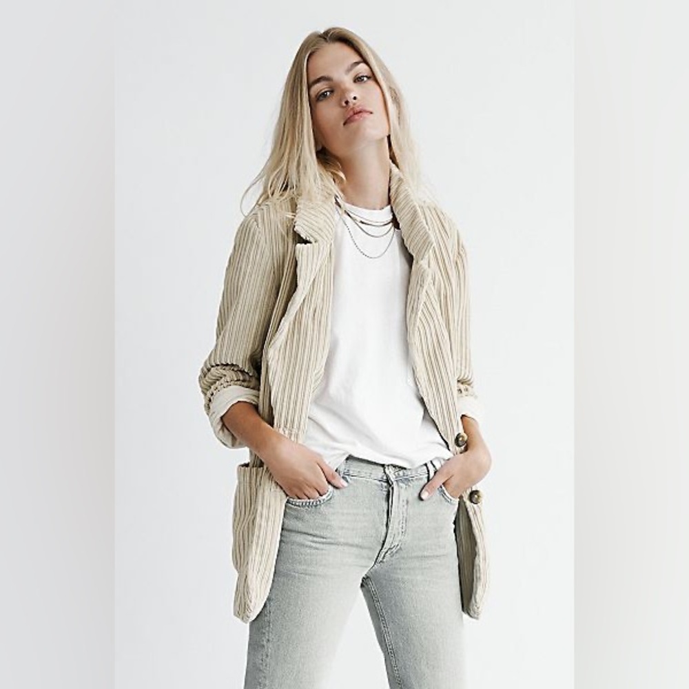 Free People Everly Cord Jacket